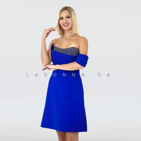 Royal Blue Flare Dress