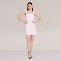 Mini pastel pink dress