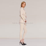 Collar Flap Detail Blazer & Pants Set