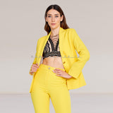 Long Sleeve Regular Yellow Suit